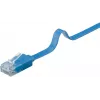 Cable de red plano Goobay CAT 6 5m U/UTP azul