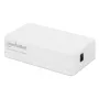Manhattan switch Fast Ethernet de 5 puertos, plástico, garantía de tres años, caja