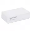 Manhattan switch Fast Ethernet de 5 puertos, plástico, garantía de tres años, caja
