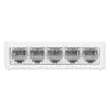 Manhattan switch Fast Ethernet de 5 puertos, plástico, garantía de tres años, caja