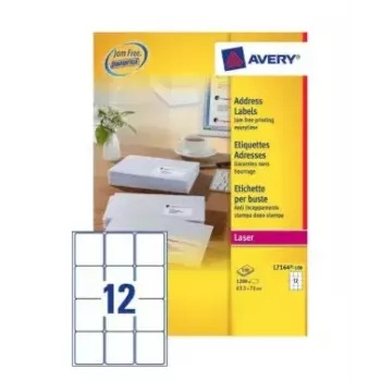 Etiquetas autoadhesivas Avery L7164-100