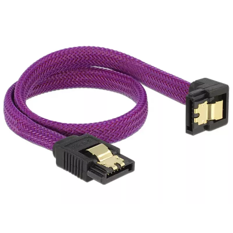 Cable SATA DeLOCK 83695 0,3 m violeta