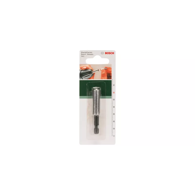 Bosch 2609255900 portapuntas universal, accionamiento 1/4" (6,3 mm), longitud 60 mm