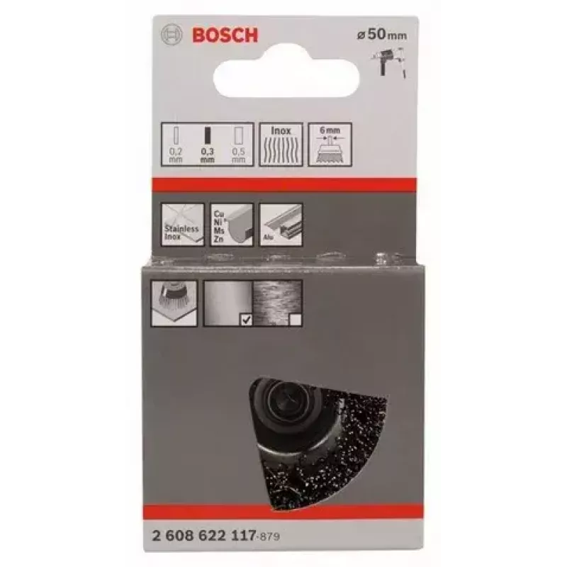 Bosch 2 608 622 117 Cepillo de alambre/cepillo de vaso Cepillo de vaso 5 cm