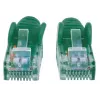 Cable de red Intellinet, Cat6, 20 m, verde, CCA, U/UTP, PVC, RJ45, contactos dorados, sin lengüeta, moldeado, garantía de por vida