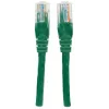 Cable de red Intellinet, Cat6, 20 m, verde, CCA, U/UTP, PVC, RJ45, contactos dorados, sin lengüeta, moldeado, garantía de por vida