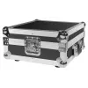 Funda rígida Roadinger 30122077 para discos de vinilo contrachapado negro plata