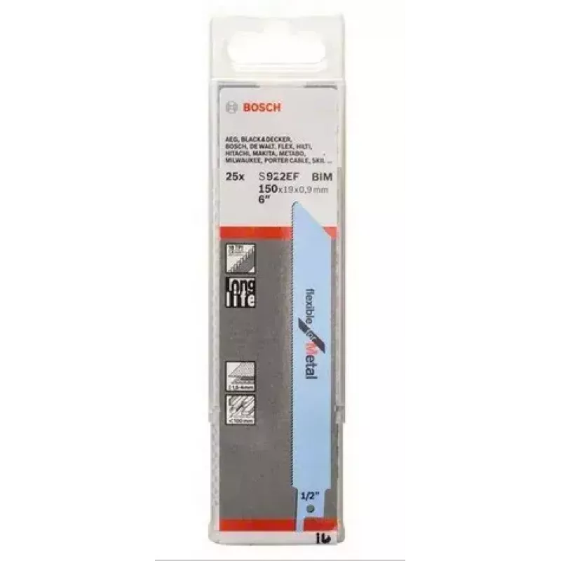 Bosch S 922 EF 2608657551 hoja de sierra de sable, bimetálica, 1 ud.