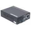 Intellinet 510547 convertidor de medios Fast Ethernet WDM bidireccional, de 10/100Base-TX a 100Base-FX (SC) monomodo, 20 km (12,4 mi), Rx1550/Tx1310 nm