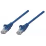Intellinet 338400 cable de red patch, Cat5e, U/UTP, RJ45, 1,5 m, sin pestaña, azul