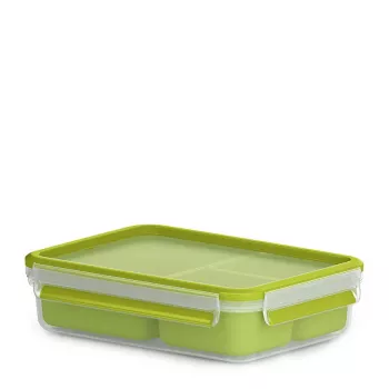 Recipiente para alimentos EMSA 518100 caja rectangular 1,2 L transparente 1 ud.