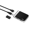 Hama 00054546 lector de tarjetas USB 3.2 Gen 1 (3.1 Gen 1) Type-A/Type-C negro, plata