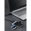 Hama 00054546 lector de tarjetas USB 3.2 Gen 1 (3.1 Gen 1) Type-A/Type-C negro, plata
