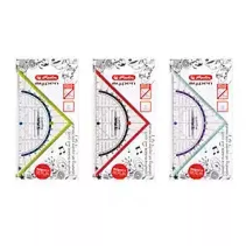 Escuadra de 45° Herlitz My.Pen 16cm con asa