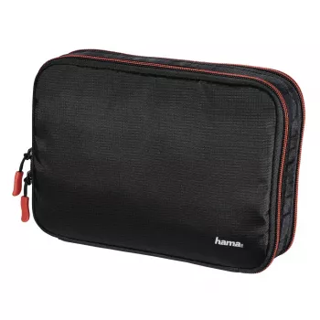 Hama Fancy negro, rojo Bolsa de filtros para cámara de polipiel