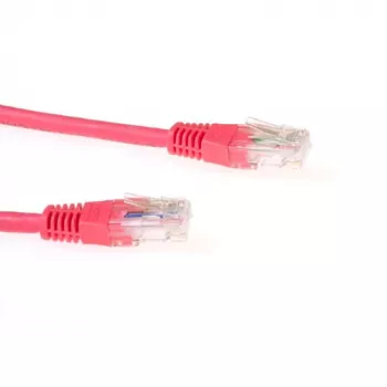 ACT rojo cable de red LSZH U/UTP CAT6 de 10 metros con conectores RJ45
