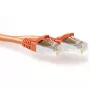 ACT Naranja 7,00 metros cable de red SFTP CAT6A sin pestaña con conectores RJ45