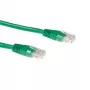 ACT Verde 0,25 metros cable de red U/UTP CAT6 con conectores RJ45