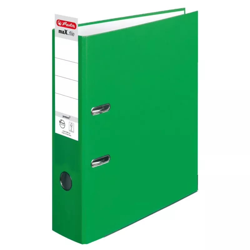 Archivador de anillas A4 Herlitz maX.file Verde