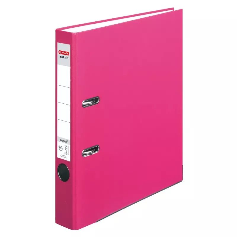 Archivador de anillas A4 Herlitz maX.file Rosa