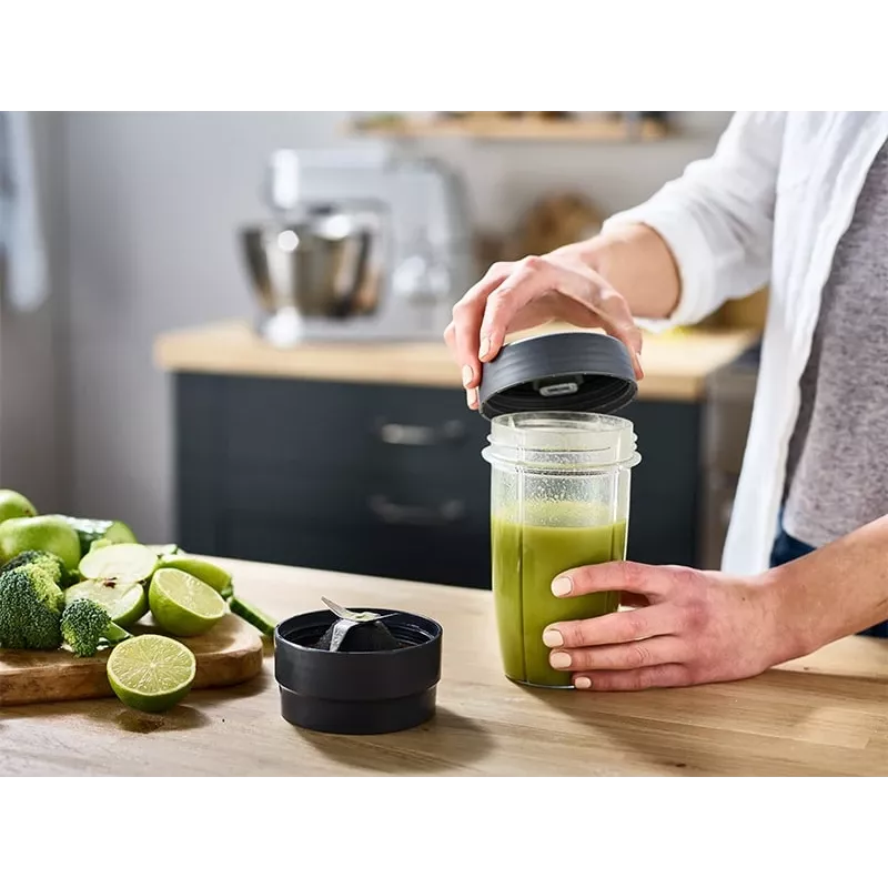 Kenwood KAH740PL Smoothie 2GO accesorio de batidora, 2 x 0,6 L, gris