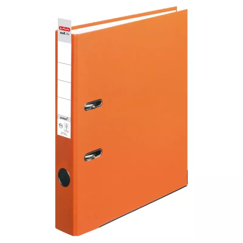 Herlitz maX.file archivador de anillas A4 Naranja polipropileno FSC