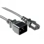 Cable de alimentación ACT Powercord C13 - C20 negro 2 m