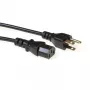 Cable de alimentación ACT Powercord conector macho USA – C13 negro 2,5 m