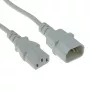 Cable de alimentación ACT Powercord C13 - C14 blanco 1,8 m