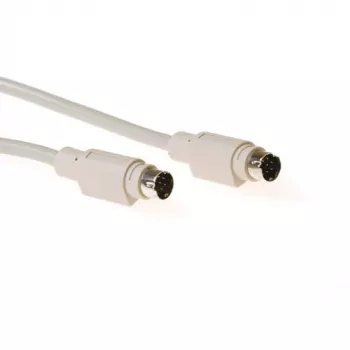 Cable ACT AK5849 de conector macho Mini-DIN de 8 pines a conector macho Mini-DIN de 8 pines 1,8 m
