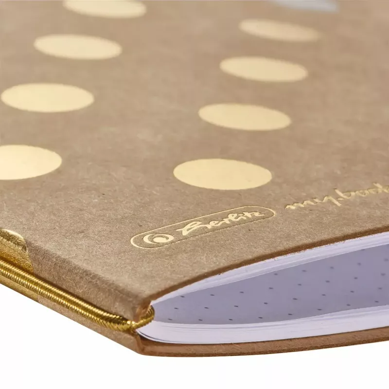 Cuaderno Herlitz Pure Glam A5 40 hojas dorado