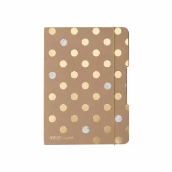 Cuaderno Herlitz Pure Glam A5 40 hojas dorado
