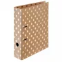 Carpeta de anillas A4 Herlitz Pure Glam dorado plateado