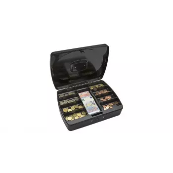 Caja de dinero/entradas WEDO 146 421Z acero negro