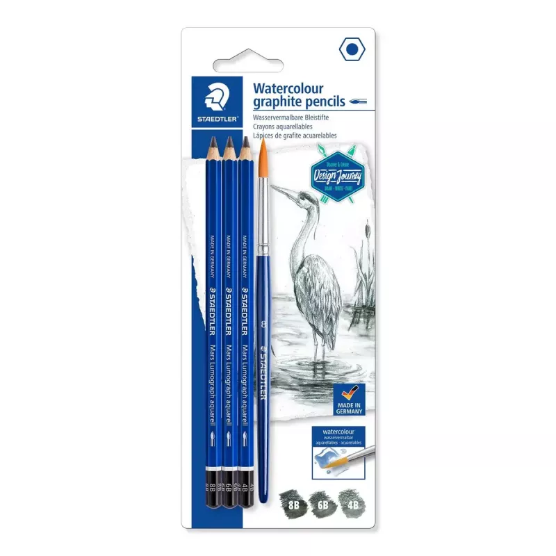 Lápices de colores Staedtler Mars Lumograph acuarela Multi