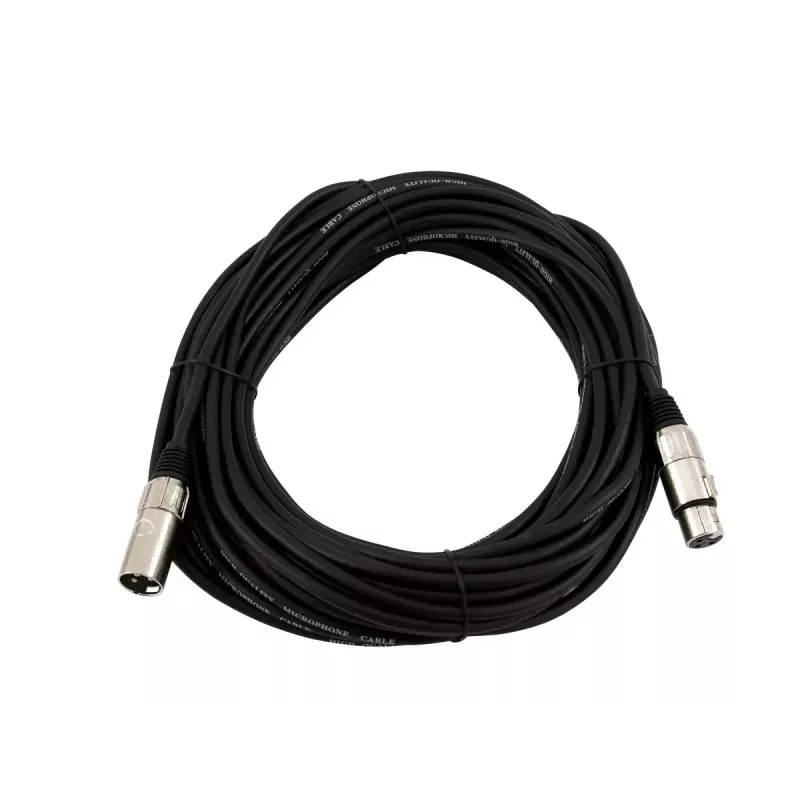 Cable de audio Omnitronic 30220595 30 m XLR (3 polos) negro