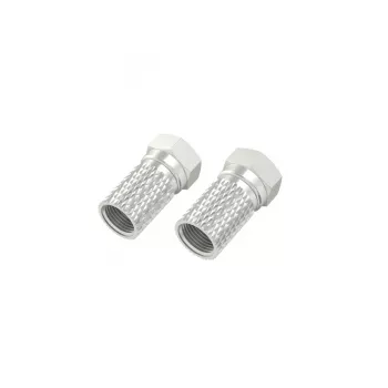 Hama 00205273 conector coaxial F macho 4 uds.