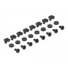 Soporte de montaje DeLOCK 19 pulgadas longitud ajustable 368-600 mm gris 2 uds.