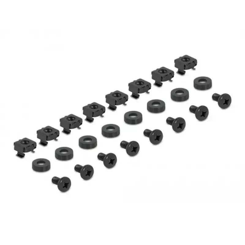 Soporte de montaje DeLOCK 19 pulgadas longitud ajustable 368-600 mm gris 2 uds.