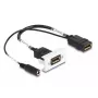 DeLOCK Easy 45 módulo DisplayPort 4K 60 Hz con alimentación DC 2,1 x 5,5 mm