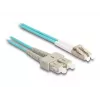 DeLOCK cable de fibra óptica LC dúplex a SC dúplex OM3 2m