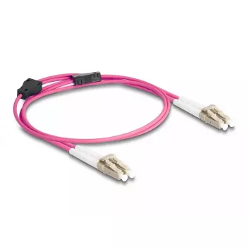 DeLOCK cable de fibra óptica LC dúplex a LC dúplex OM4 1 m