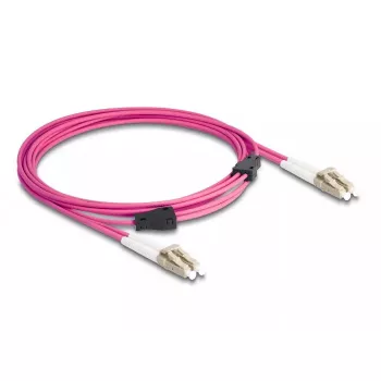 DeLOCK cable de fibra óptica LC dúplex a LC dúplex OM4 3m