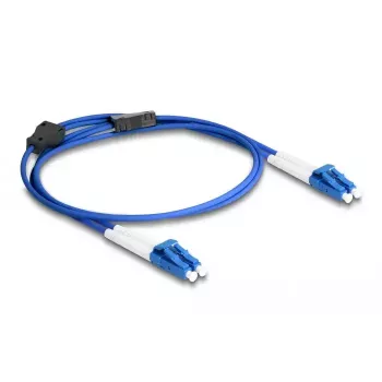 DeLOCK cable de fibra óptica LC dúplex a LC dúplex OS2 1 m