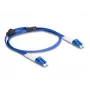 DeLOCK cable de fibra óptica LC dúplex a LC dúplex OS2 1 m