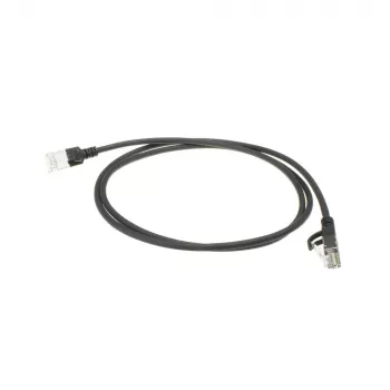 ACT Negro 7 metros Cable de red LSZH U/FTP CAT6A Datacenter Slimline con conectores RJ45
