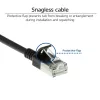 ACT Negro 7 metros Cable de red LSZH U/FTP CAT6A Datacenter Slimline con conectores RJ45