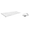 Rapoo 9750M Teclado ratón incluido Inalámbrico Bluetooth QWERTZ Alemán Blanco