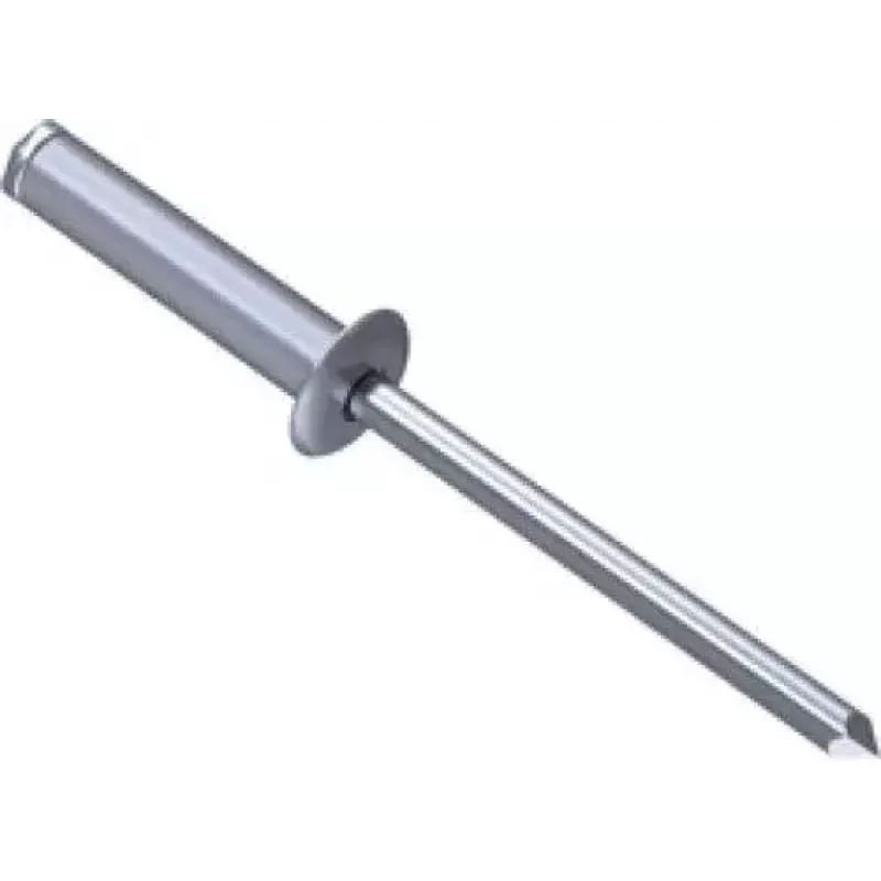 Gesipa 1433572 remaches ciegos 4 x 10 mm, acero/acero, 100 uds.