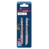 Hoja de sierra de calar Bosch T144DHM Carbide 2 uds. madera dura plástico